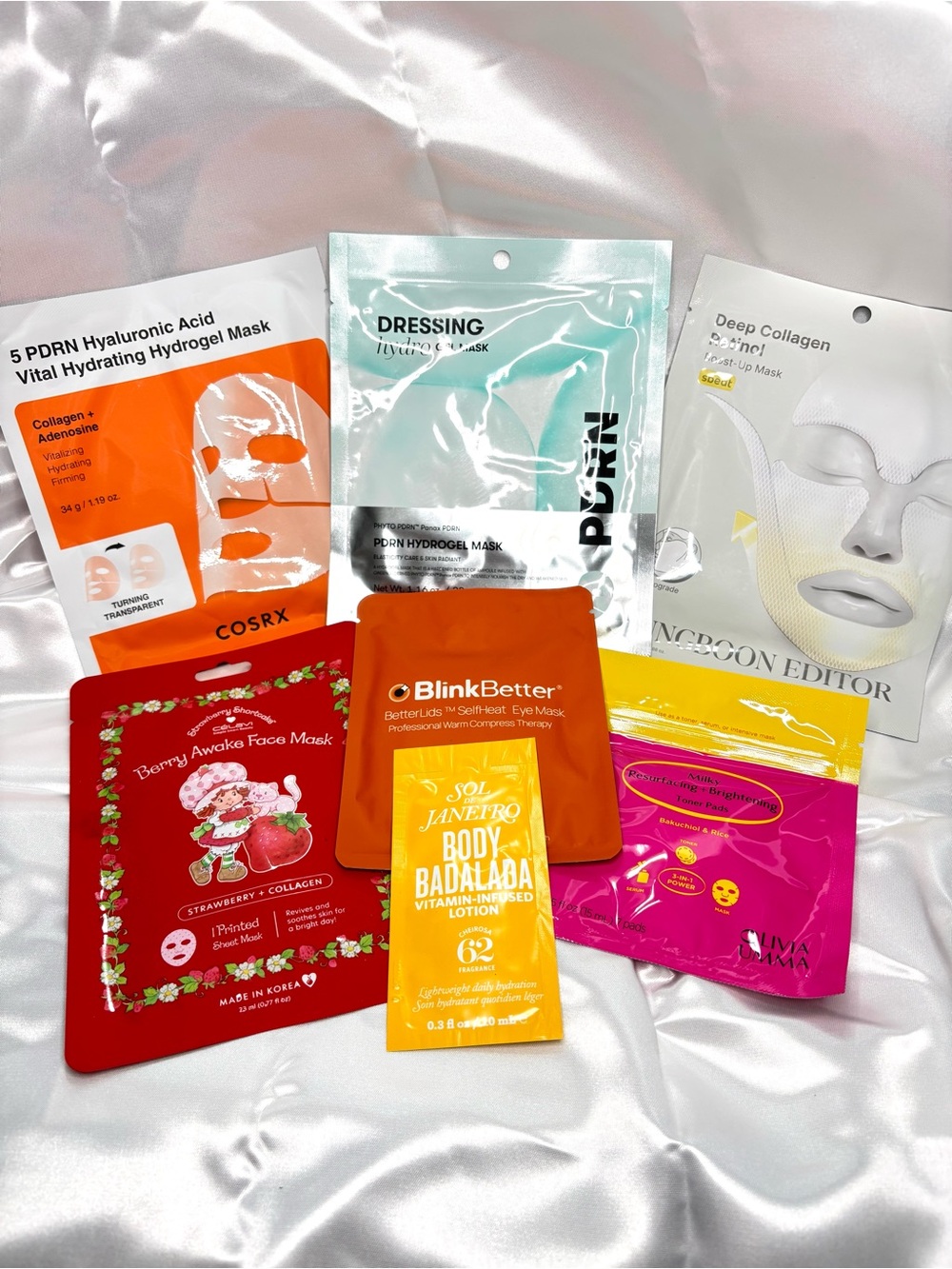 COSRX Sol de Janeiro PDRN Hyaluronic Acid Collagen Retinol Face Mask Bundle